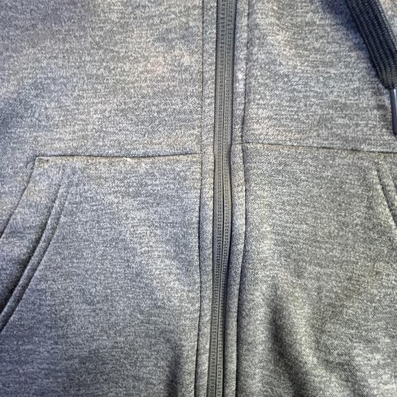 New York Islanders Jacket Mens Medium Gray NHL Hockey Full Zip Hoodie Adidas - Picture 6 of 9